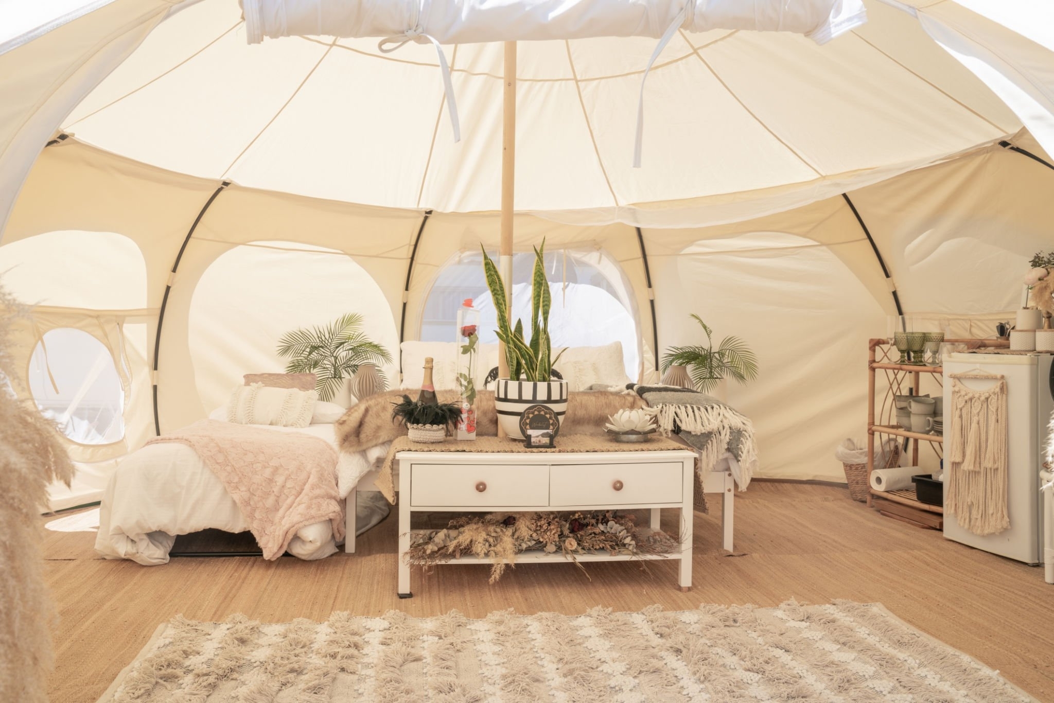 luxury camping